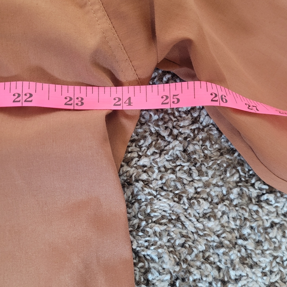 NWT. Women's Wishlist apparel Brown Long Sleeve button down shirt size Large - Picture 6 of 8